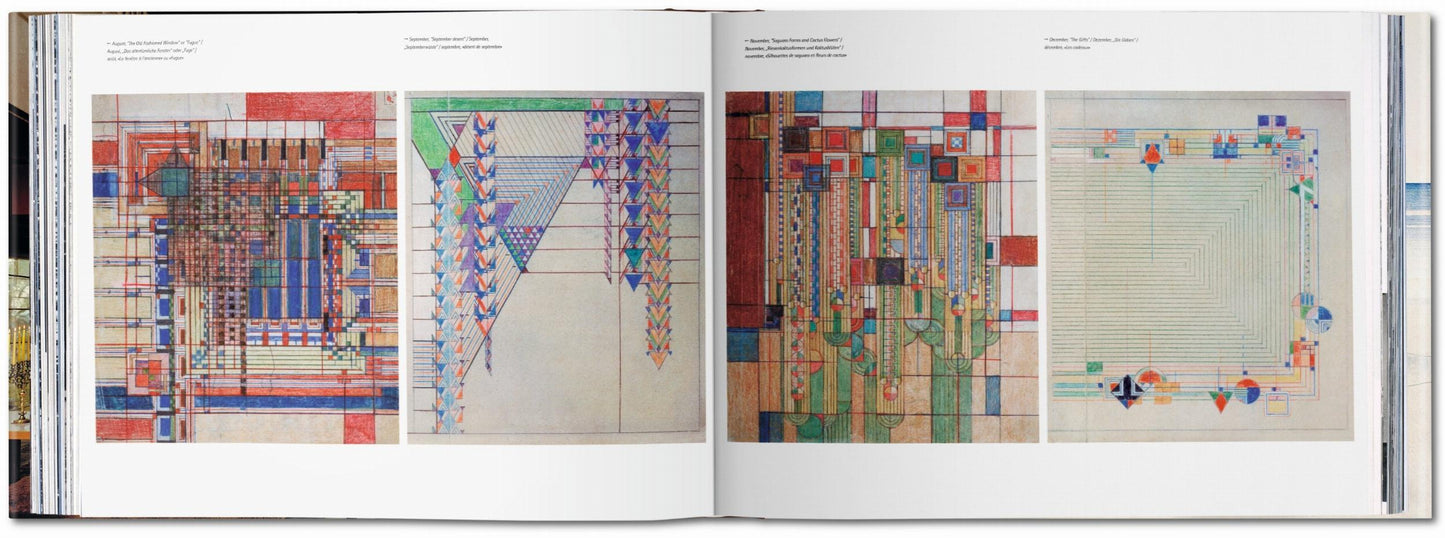Frank Lloyd Wright (German, French, English)