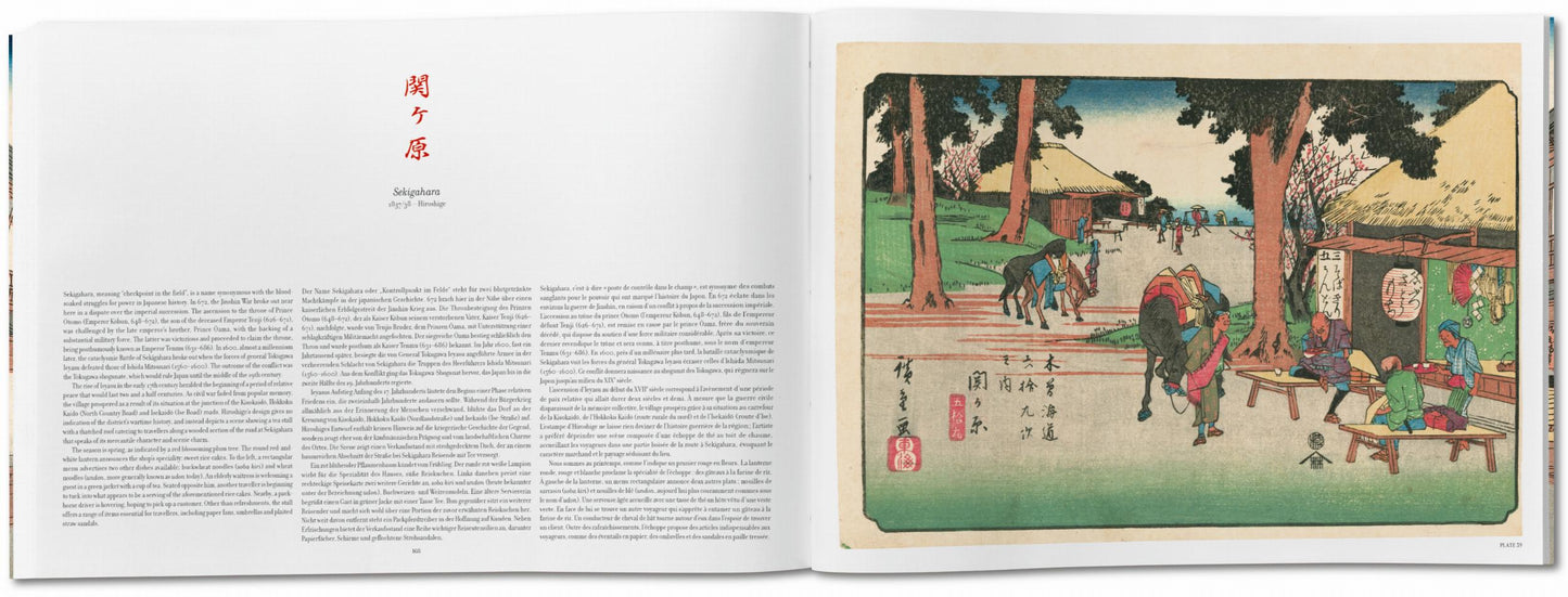 Hiroshige & Eisen. The Sixty-Nine Stations along the Kisokaido (German, French, English)