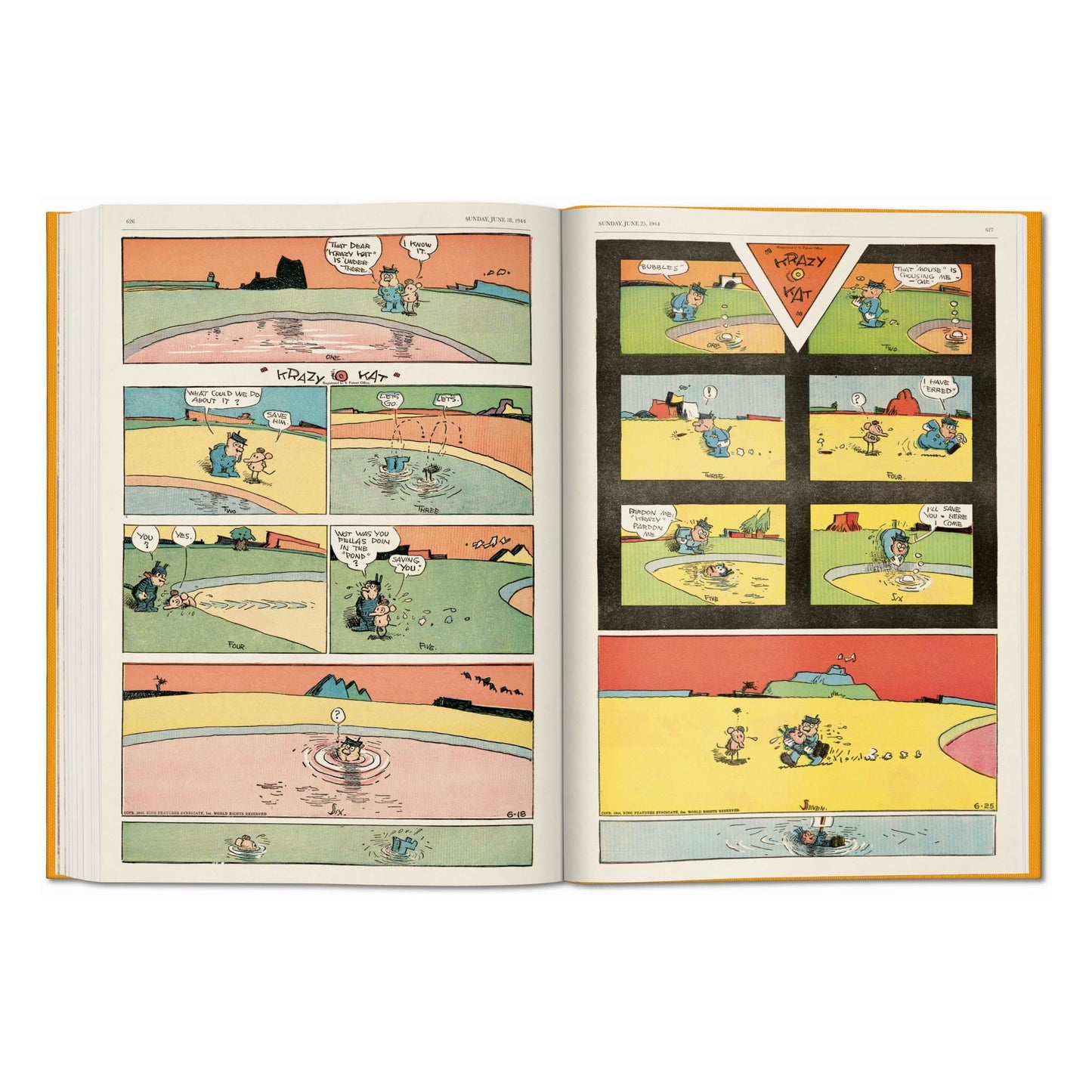 George Herriman “Krazy Kat”. Toutes les planches dominicales en couleurs 1935–1944 (French)