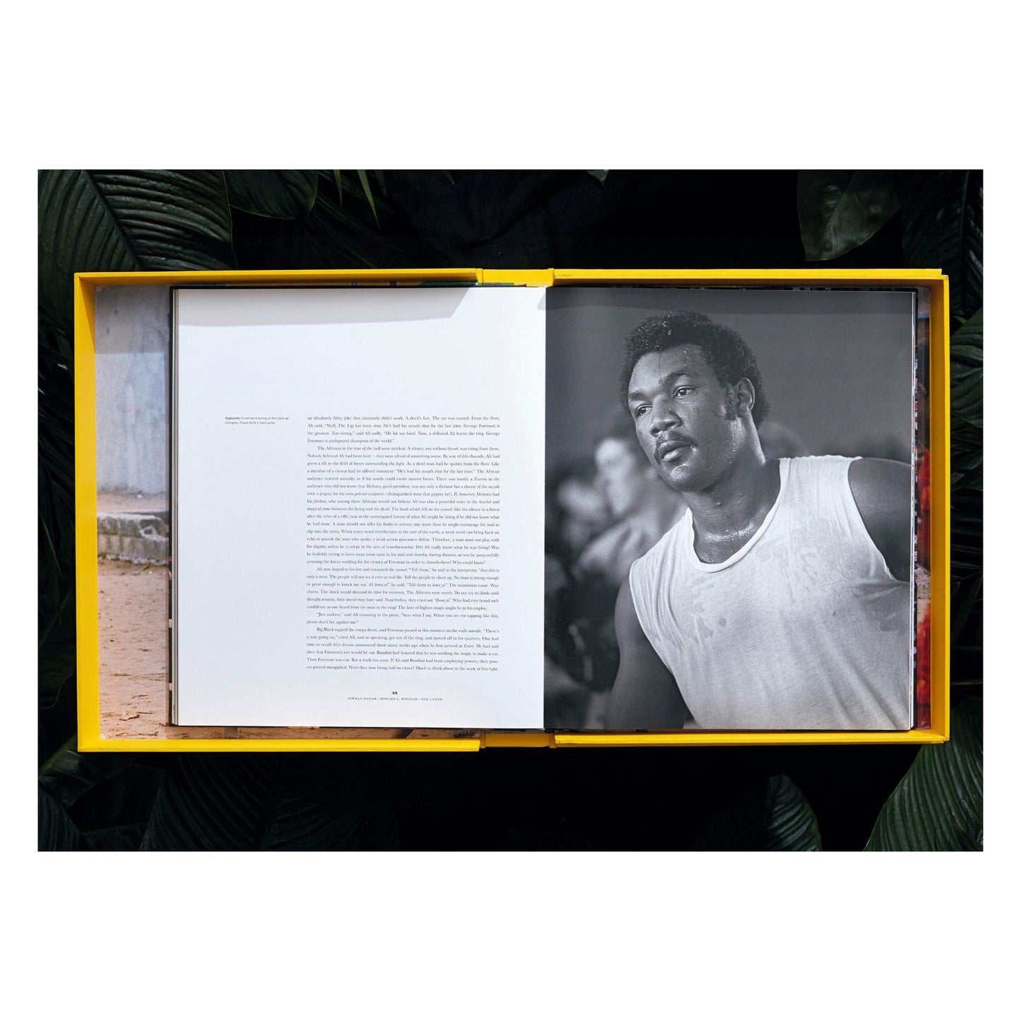 Norman Mailer. N.Leifer. H.Bingham. The Fight, Art Edition No. 1–125, Neil Leifer ‘Ali vs. Foreman – Ali Glaring at Foreman’ (English) (AP)