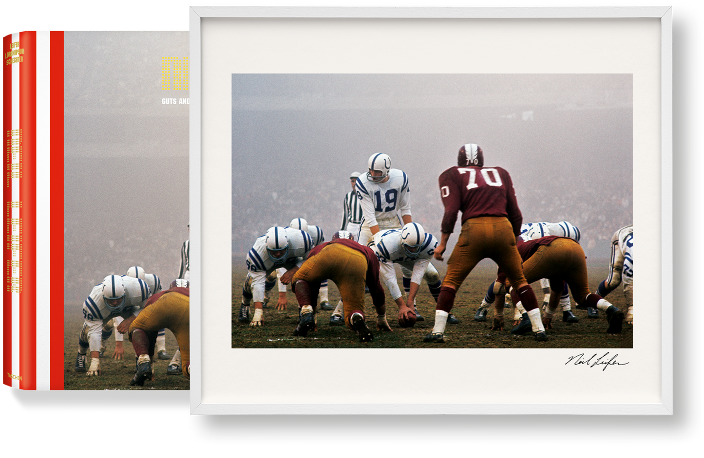 Neil Leifer. Guts & Glory, Art Edition No. 1–100 ‘Johnny Unitas’ (German, French, English) (AP)