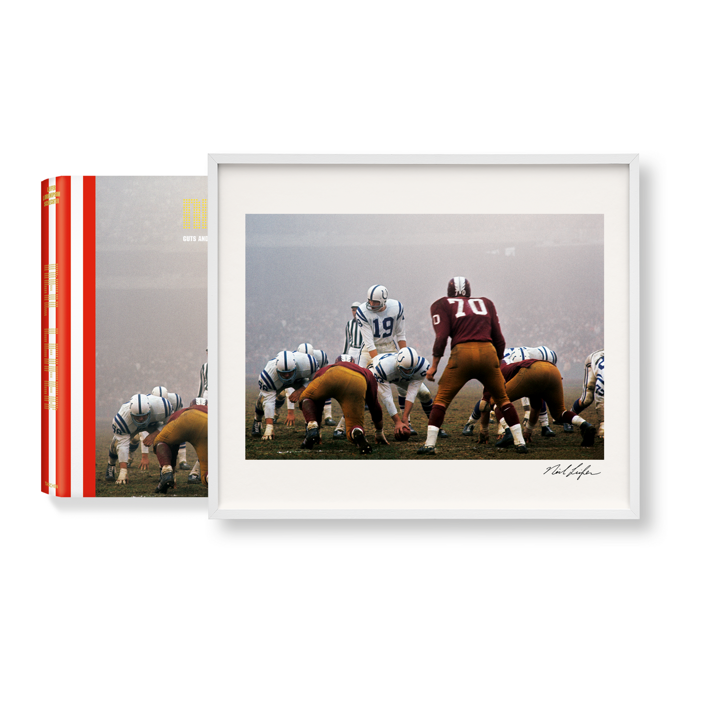 Neil Leifer. Guts & Glory, Art Edition No. 1–100 ‘Johnny Unitas’ (German, French, English) (SA)