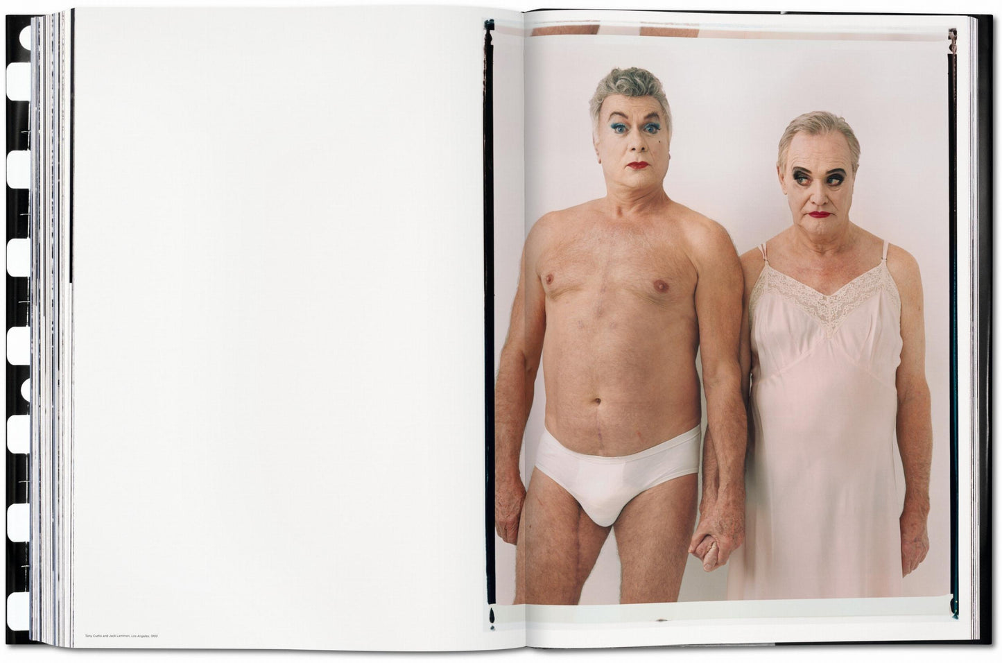 Annie Leibovitz, with dustjacket David Byrne