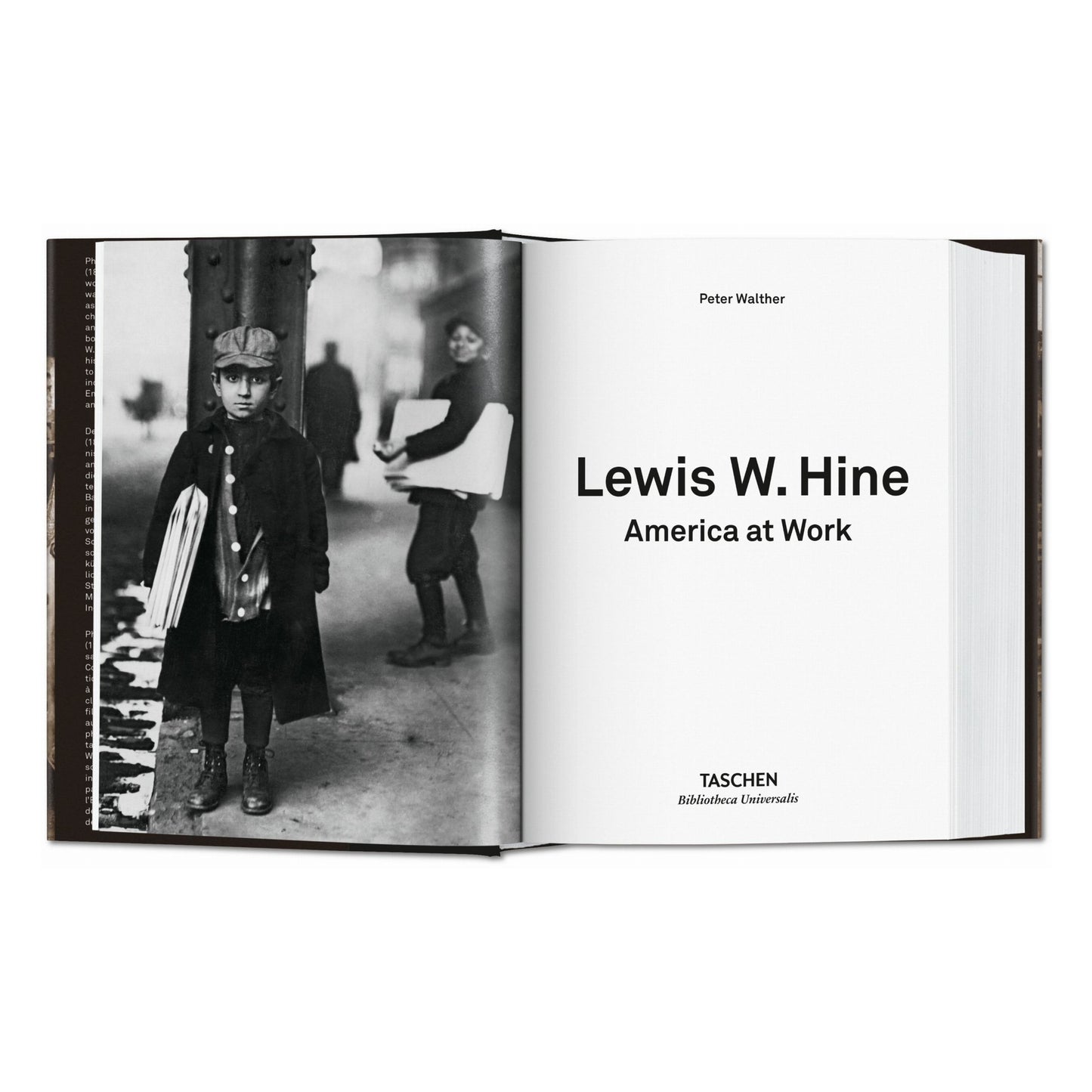 Lewis W. Hine. America at Work (German, French, English)
