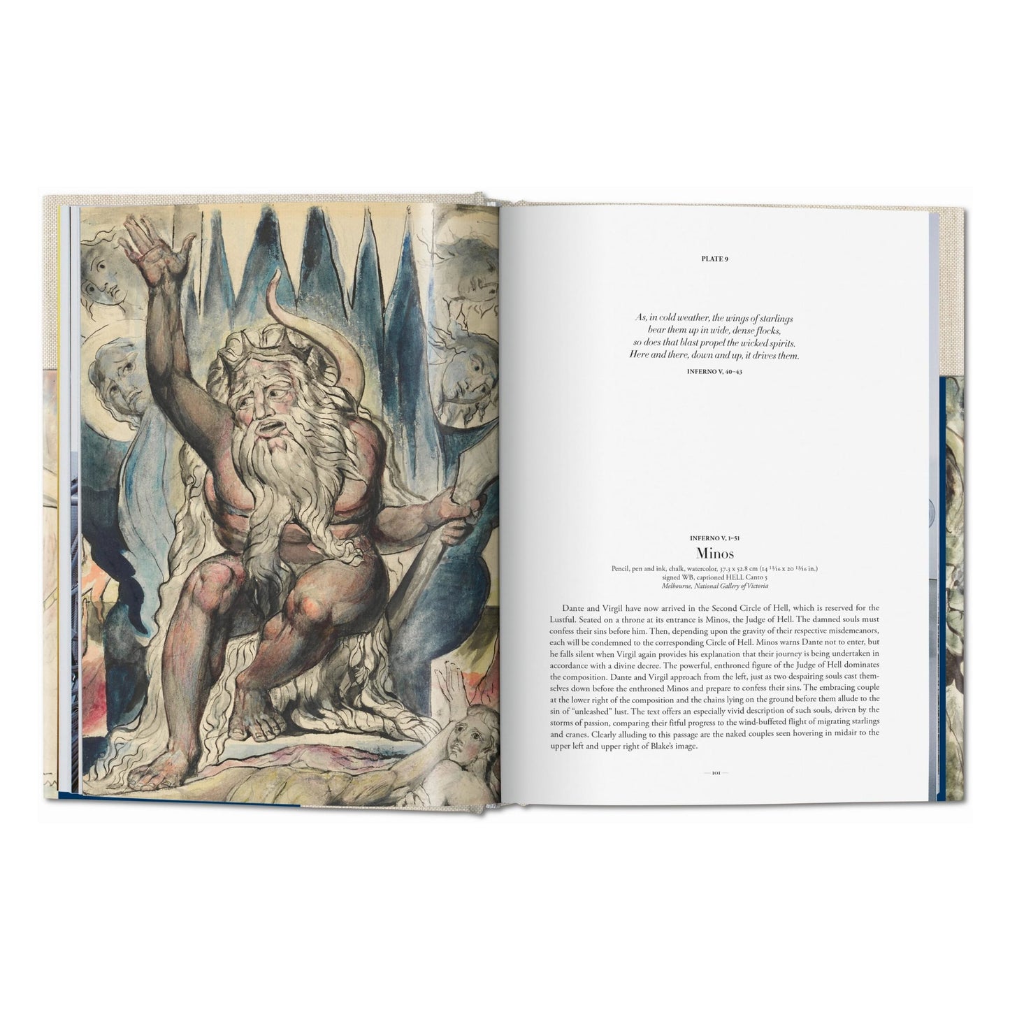 William Blake. Dantes Göttliche Komödie. Sämtliche Zeichnungen (German)