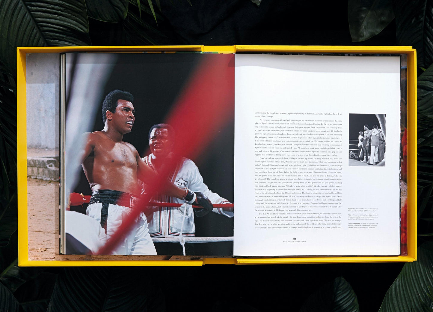 Norman Mailer. N.Leifer. H.Bingham. The Fight, Art Edition No. 1–125, Neil Leifer ‘Ali vs. Foreman – Ali Glaring at Foreman’ (English) (AP)