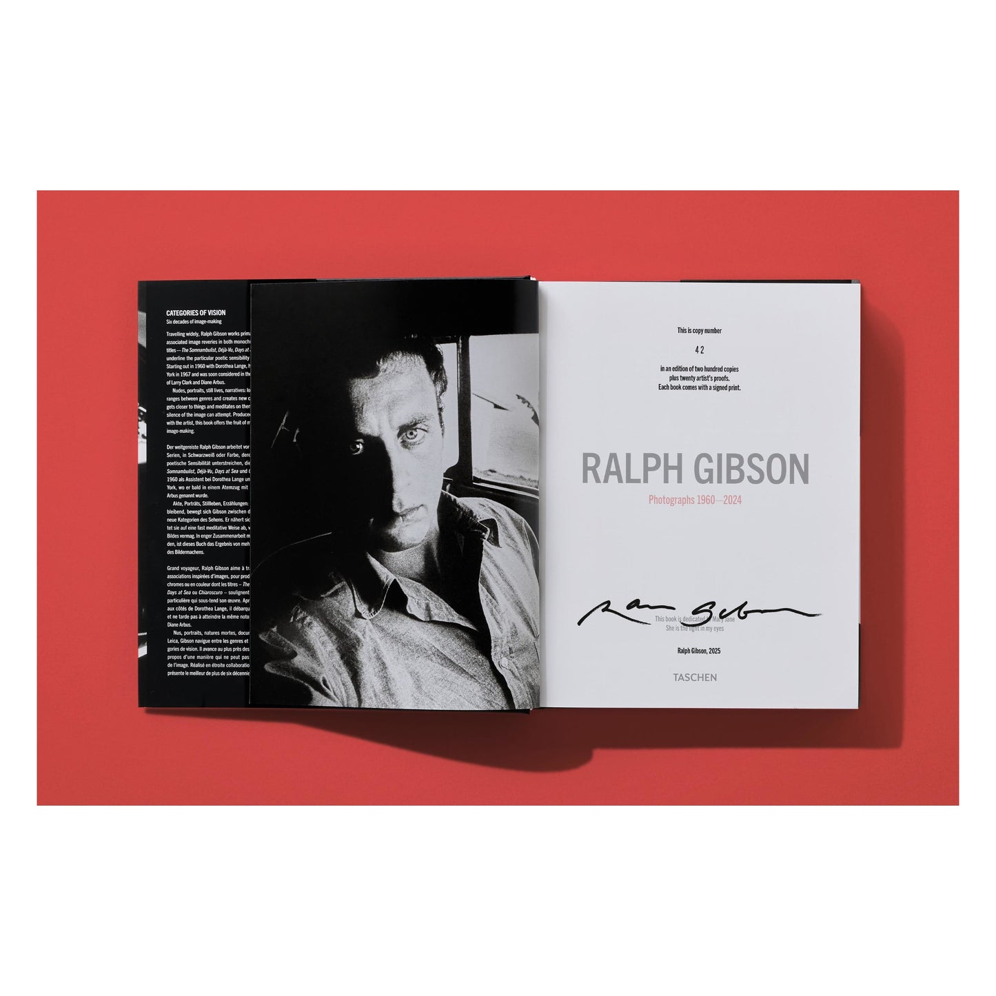 Ralph Gibson. Photographs 1960–2024. Art Edition No. 1–100 ‘Untitled, Elba, 1980’ (German, French, English)