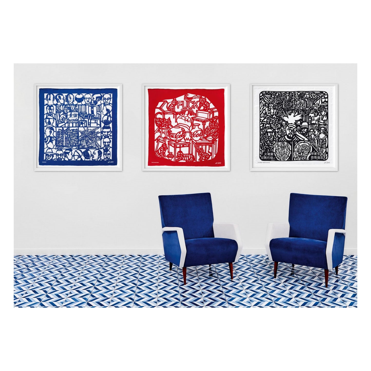 Ai Weiwei. The Silk Scarf ‘Citizens’ Investigation’