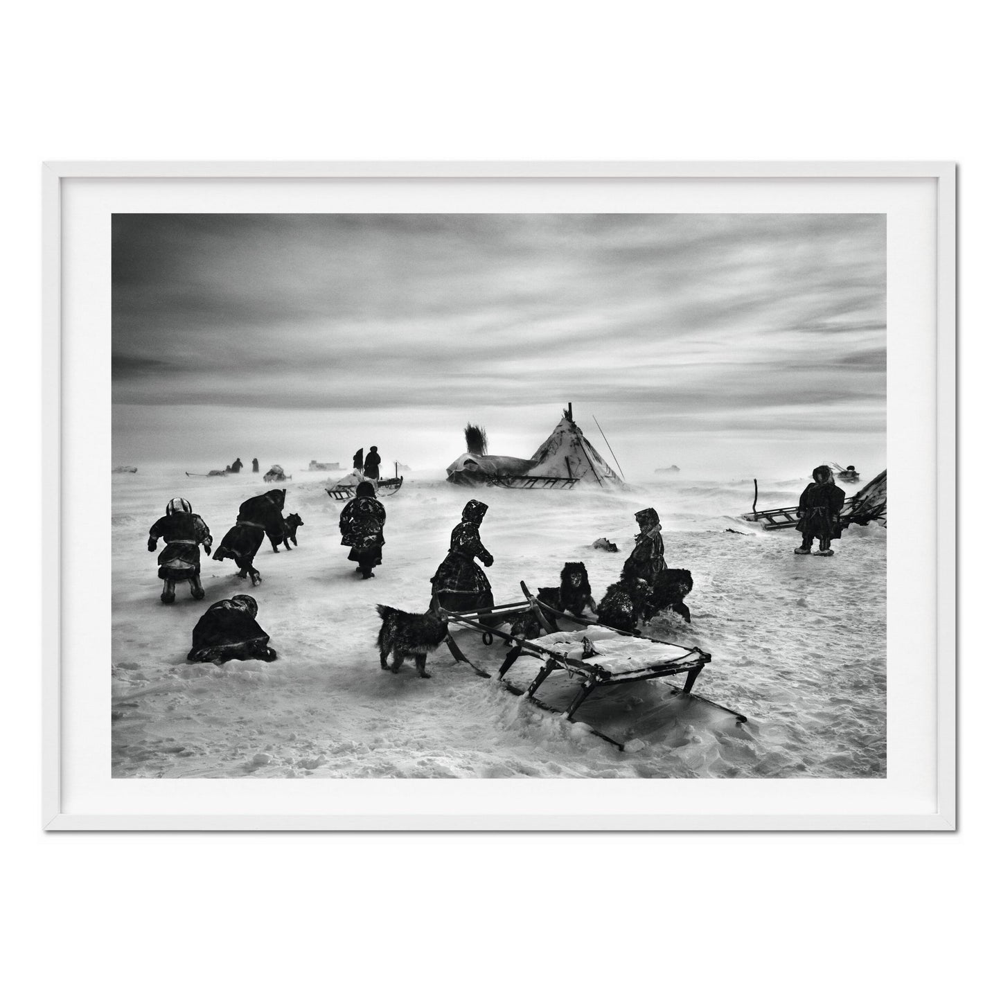 Sebastião Salgado. GENESIS, Art Edition No. 101–200 ‘North of the Ob River, Yamal Peninsula, Siberia, Russia’ (English) (AP)