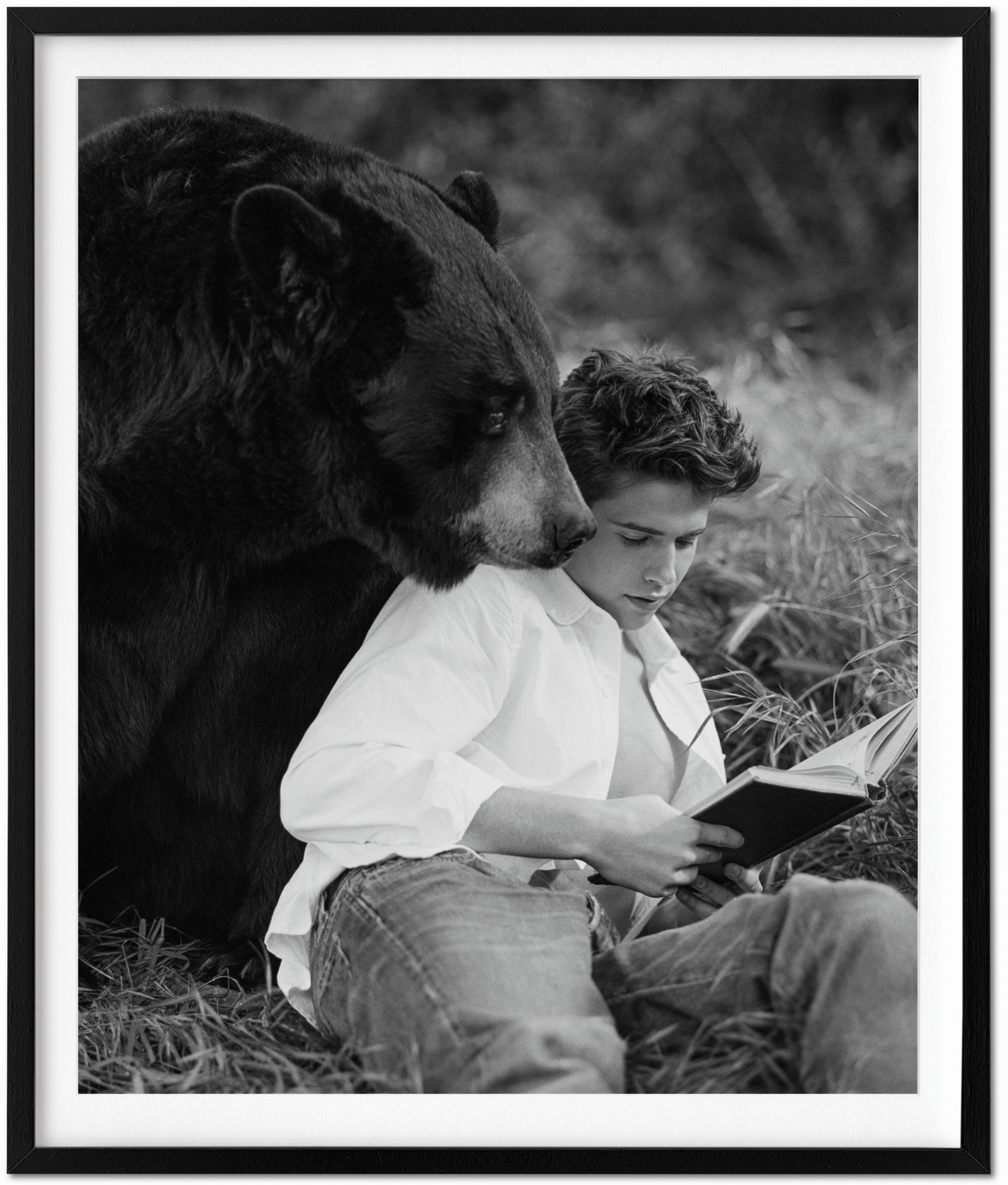 Bruce Weber. My Education. Art Edition No. 101–200, ‘Michael St. Pierre with Bonkers, Thousand Oaks, California’, 2004 (German, French, English)