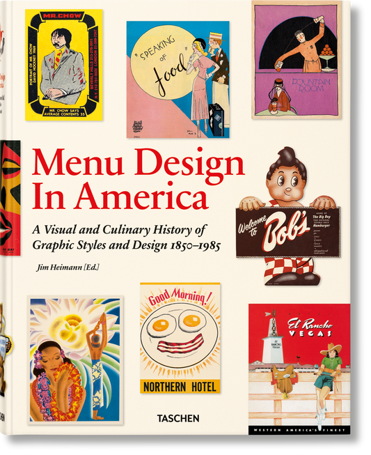 Menu Design in America (German, French, English)