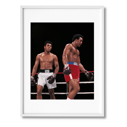 Norman Mailer. N.Leifer. H.Bingham. The Fight, Art Edition No. 1–125, Neil Leifer ‘Ali vs. Foreman – Ali Glaring at Foreman’ (English) (AP)