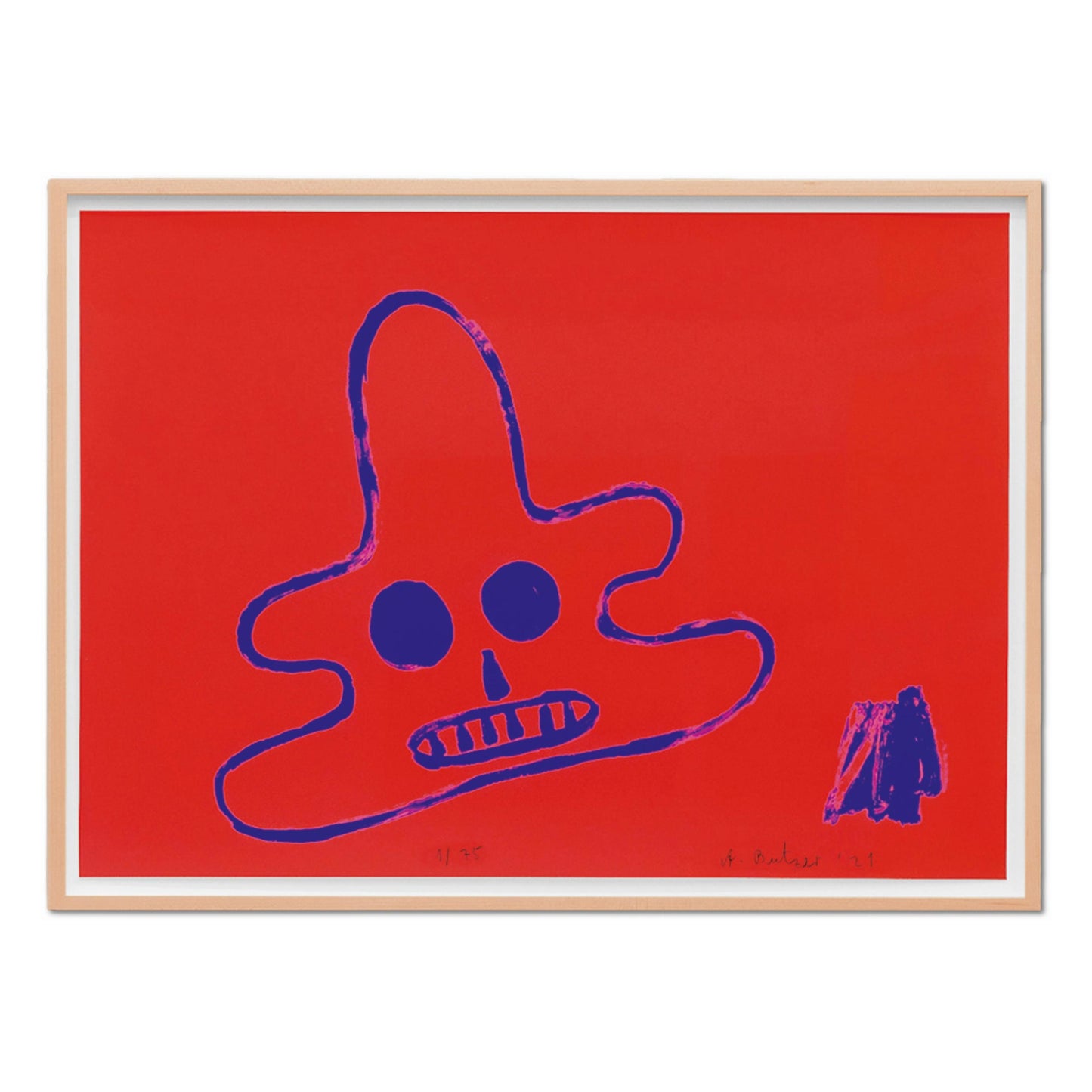 André Butzer. Set of 3 Screenprints ‘Untitled 7–9’, 2021