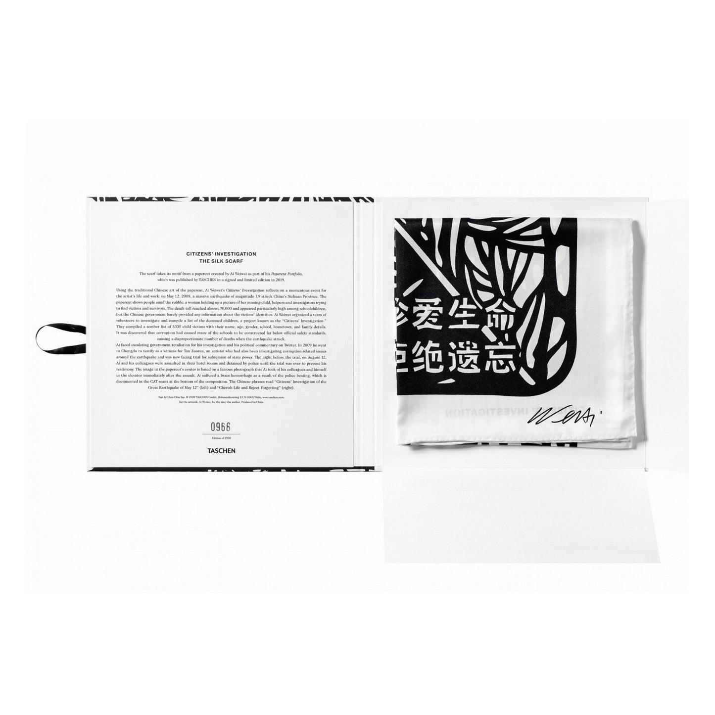 Ai Weiwei. The Silk Scarf ‘Citizens’ Investigation’