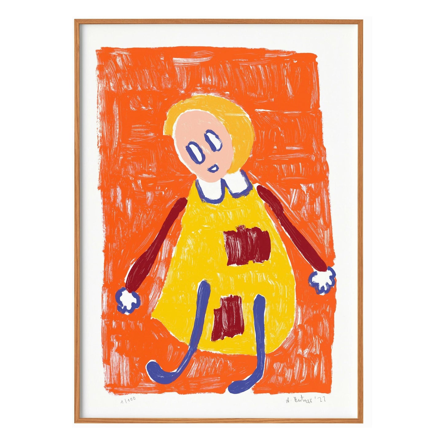 André Butzer. Set of 4 Screen Prints ‘Untitled I–IV’, 2022