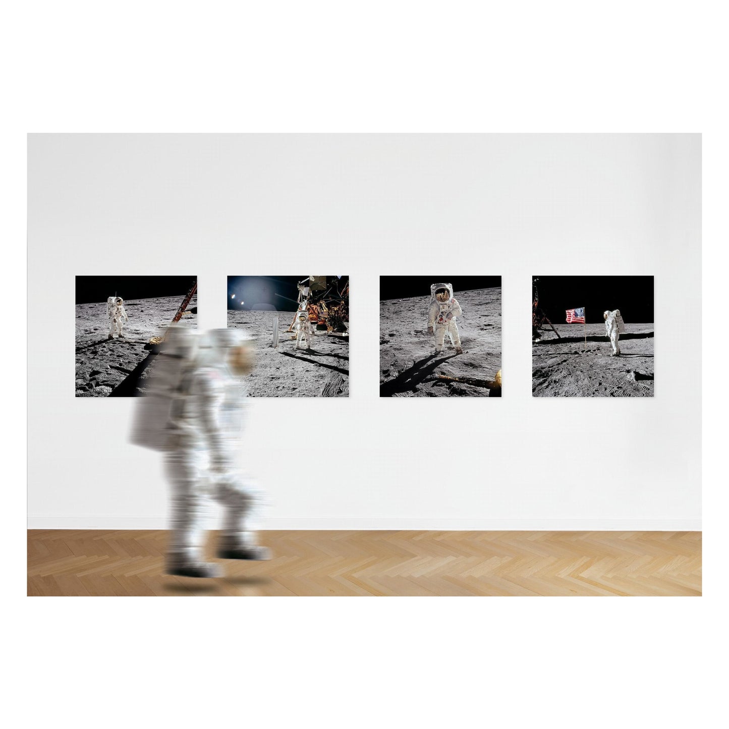 Buzz Aldrin. Apollo 11. ‘Flag on the Moon’ (SA)