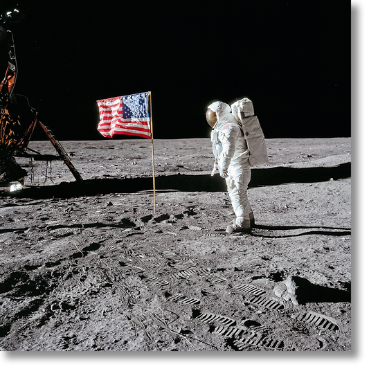 Aldrin, Apollo 11, Ed. Of 150, Flag on the Moon (SA)