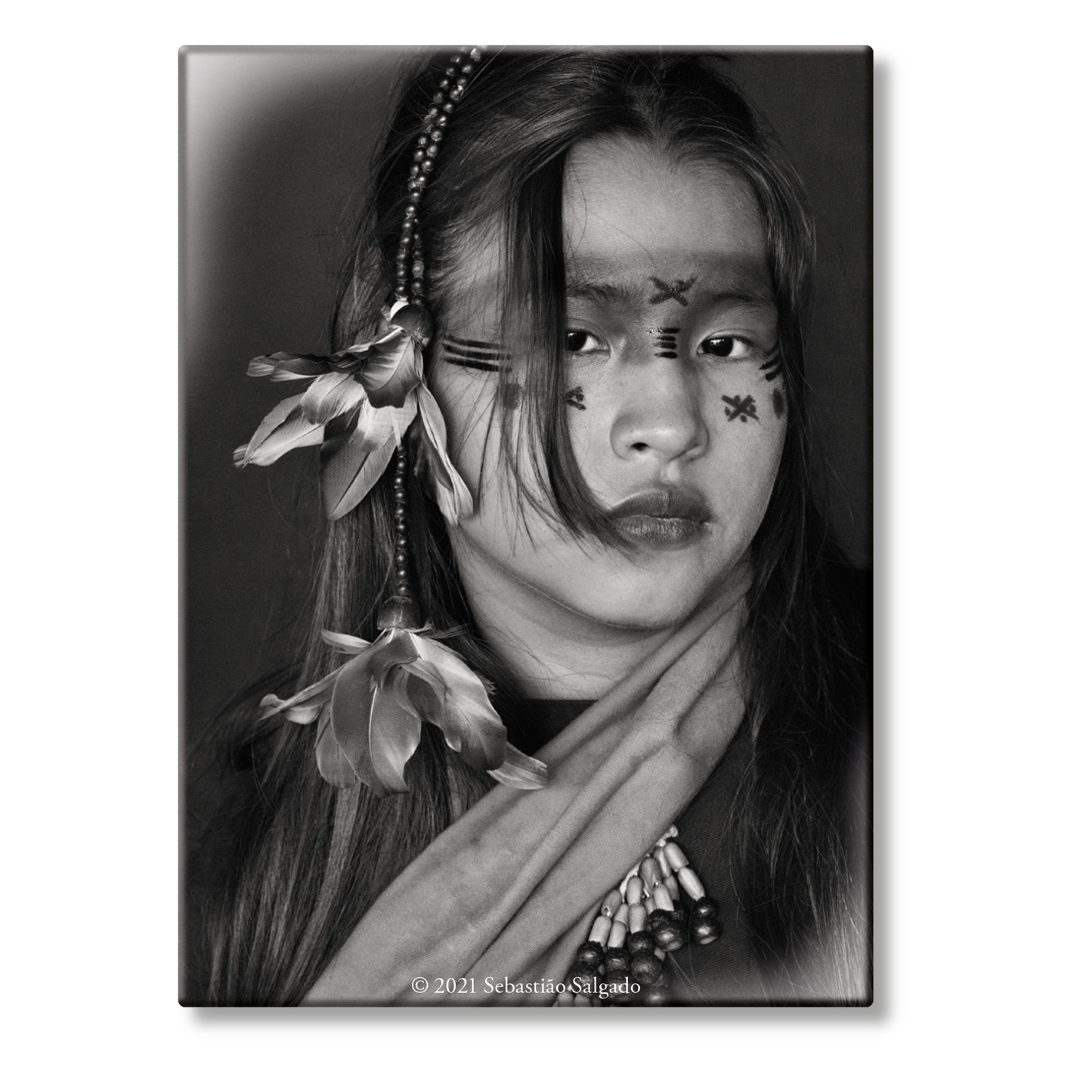 Salgado. Amazônia. Magnet ‘Ashaninka Girl’