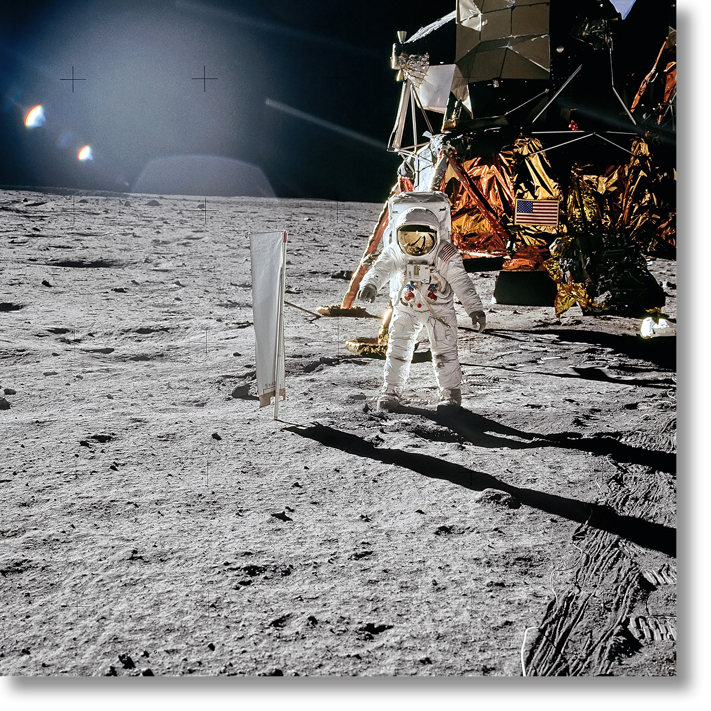 Aldrin, Apollo 11, Solar Wind Composition Experiment (AP)