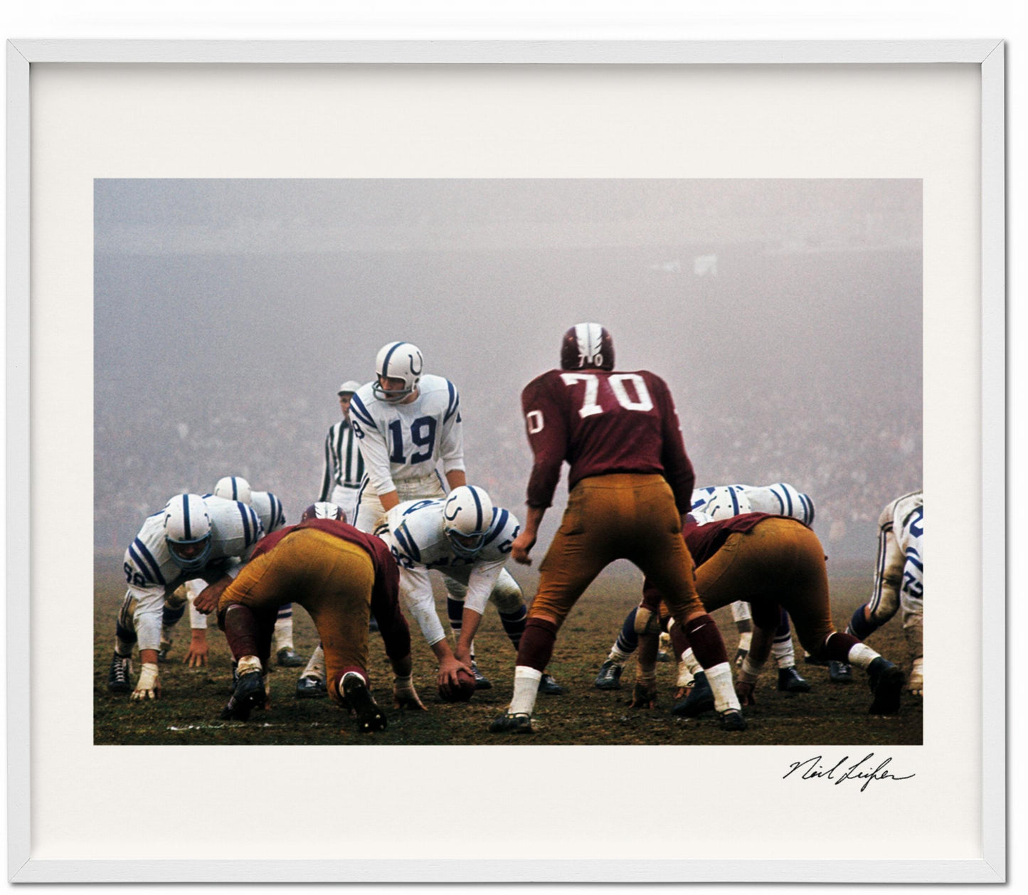 Neil Leifer. Guts & Glory, Art Edition No. 1–100 ‘Johnny Unitas’ (German, French, English) (SA)