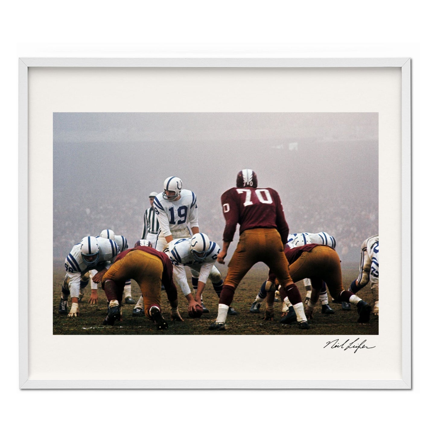 Neil Leifer. Guts & Glory, Art Edition No. 1–100 ‘Johnny Unitas’ (German, French, English) (AP)