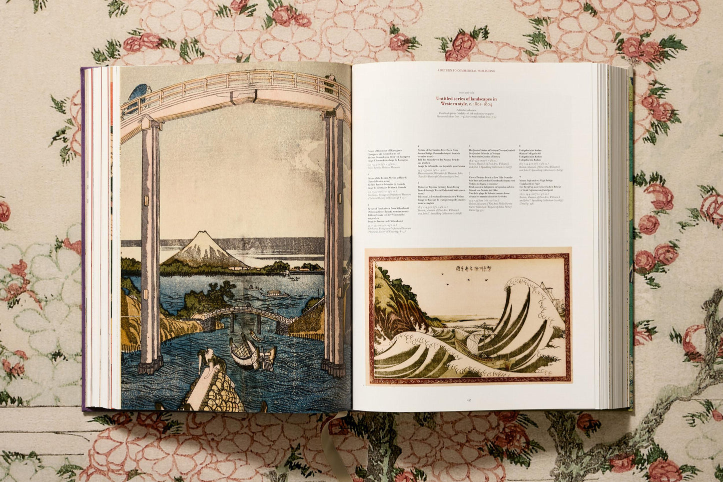 Hokusai (German, French, English)