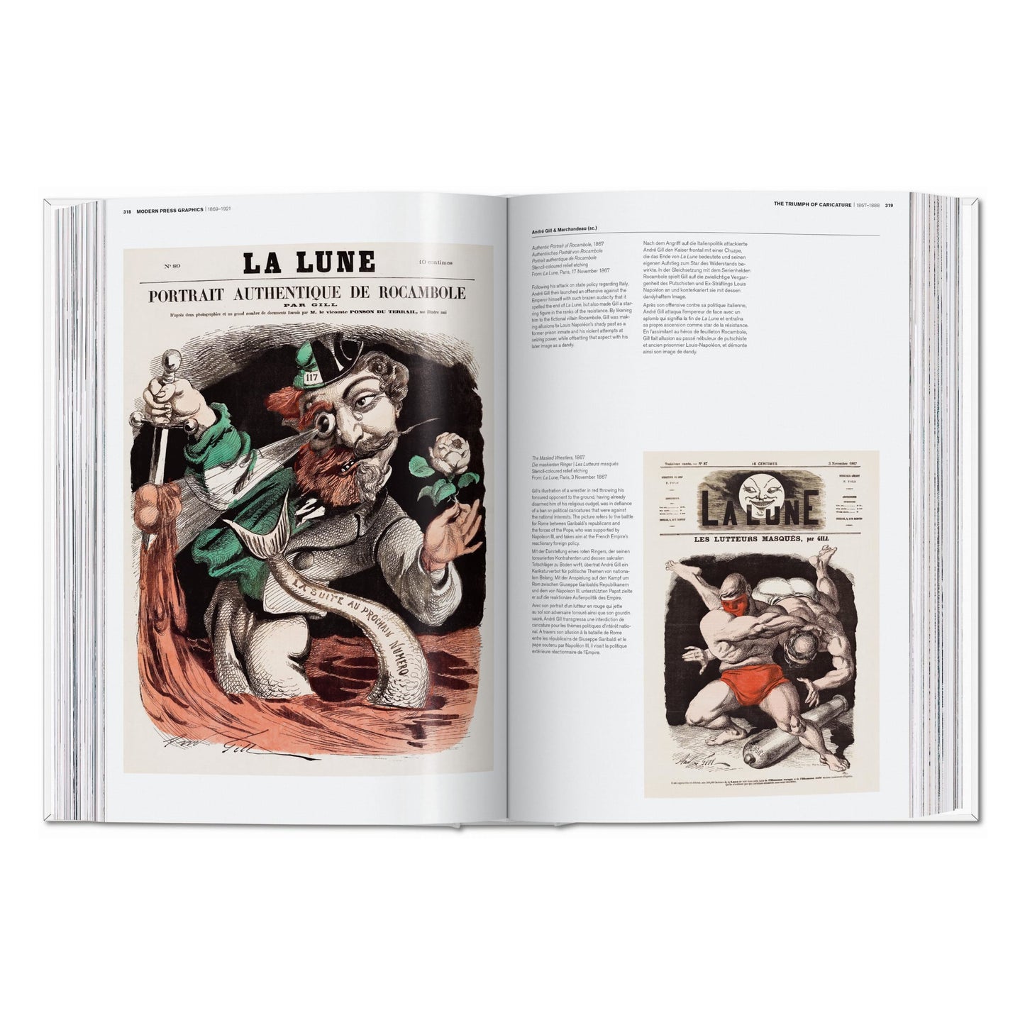 History of Press Graphics. 1819–1921 (German, French, English)