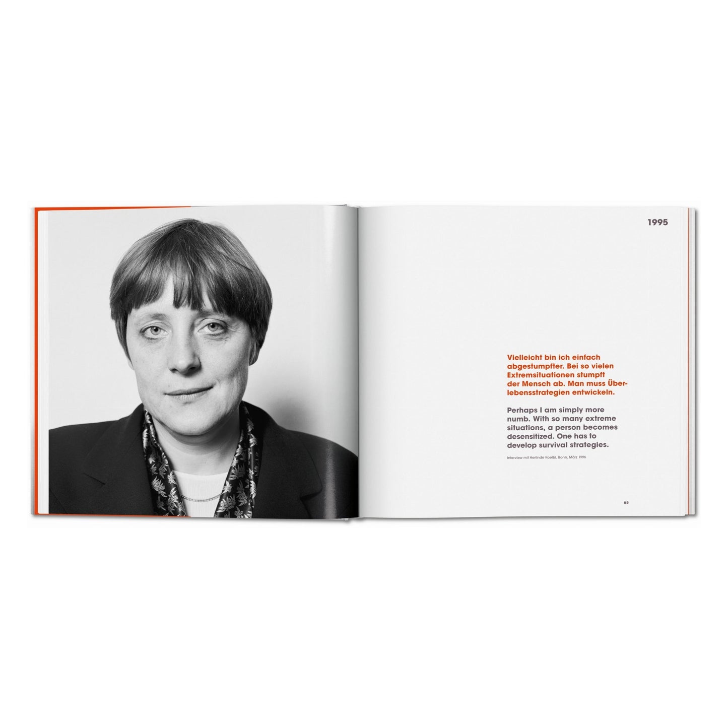 Herlinde Koelbl. Angela Merkel. Portraits 1991–2021 (German, English)