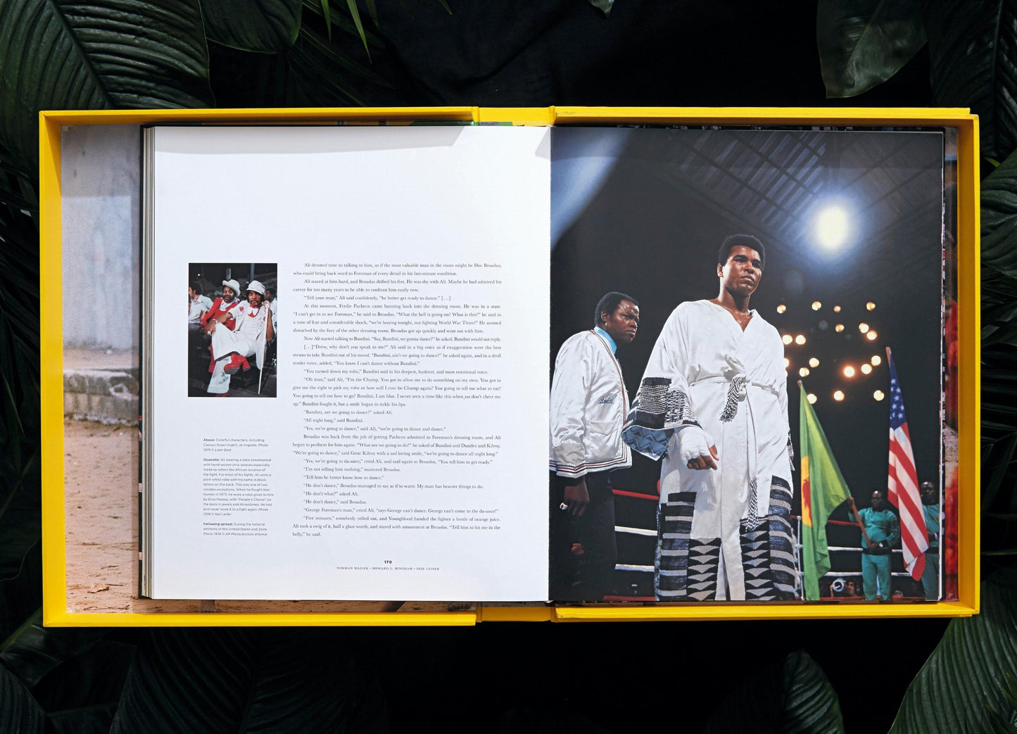 Norman Mailer. N.Leifer. H.Bingham. The Fight, Art Edition No. 1–125, Neil Leifer ‘Ali vs. Foreman – Ali Glaring at Foreman’ (English) (AP)