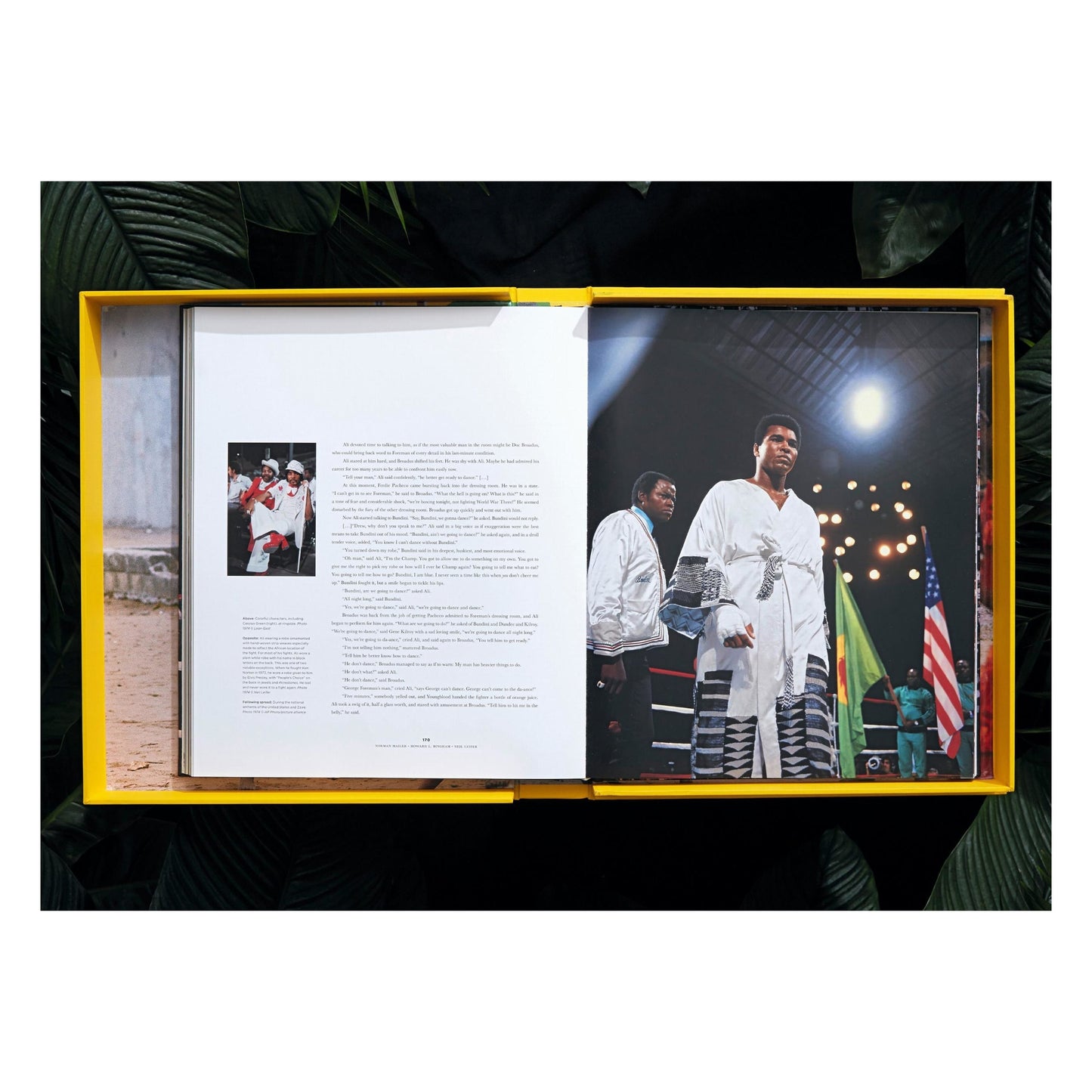 Norman Mailer. N.Leifer. H.Bingham. The Fight, Art Edition No. 1–125, Neil Leifer ‘Ali vs. Foreman – Ali Glaring at Foreman’ (English) (AP)