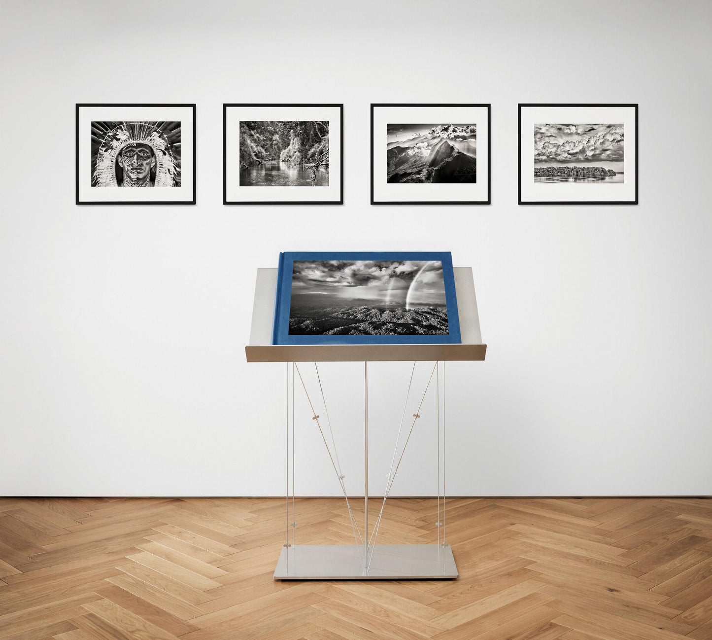 Sebastião Salgado. Amazônia, Art Edition No. 101–200 ‘Young Hatiri Suruwahá bathes in a backwater of the Pretão stream’ (English)