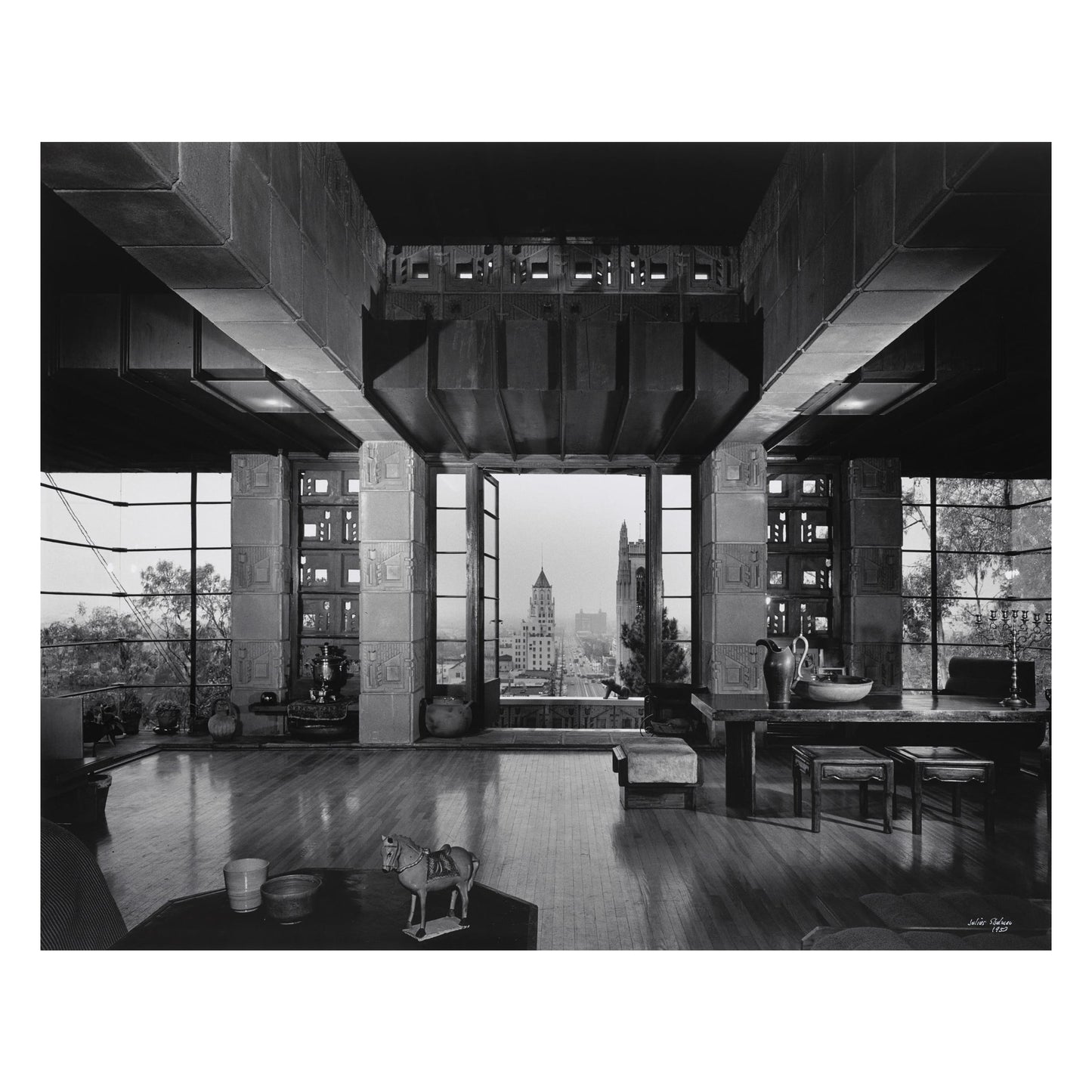 Julius Shulman. 'Wright, Freeman House'