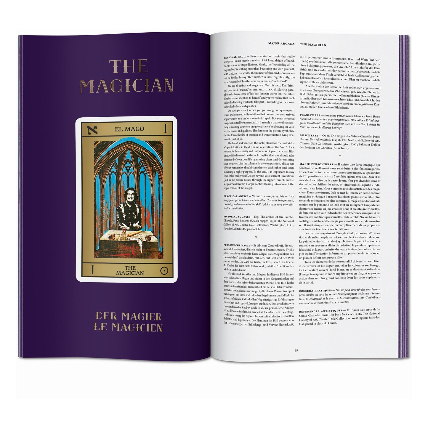 Dalí. Tarot (Spanish, Italian, Portuguese)