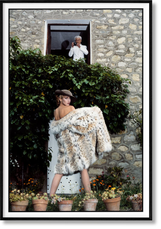 David Bailey. Eighties. Art Edition No. 101–200, ‘Jerry Hall and Jacques Henri Lartigue’, 1983 (English)