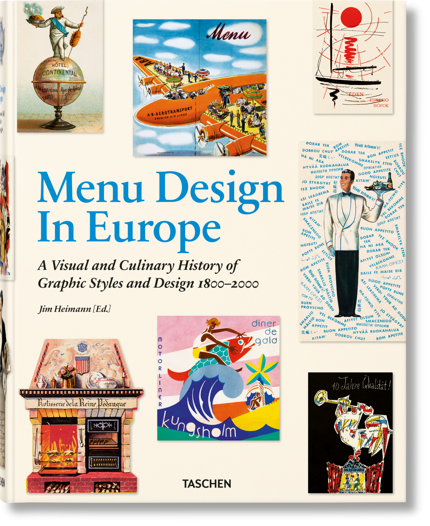 Menu Design in Europe (German, French, English)