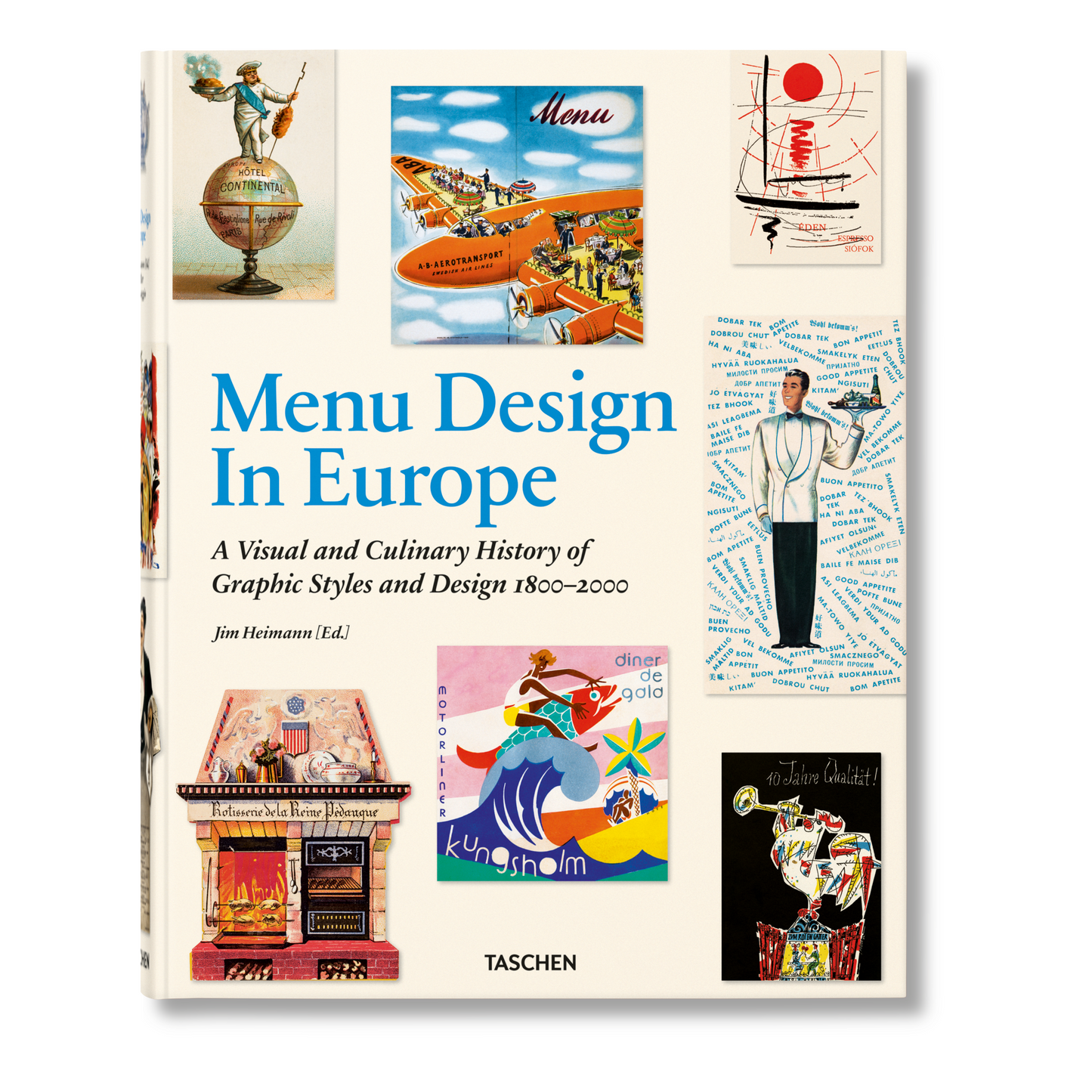 Menu Design in Europe (German, French, English)
