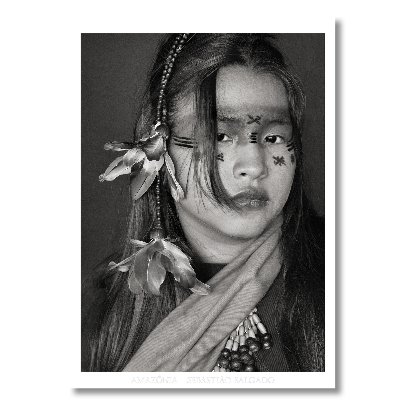 Sebastião Salgado. Amazônia. Poster ‘Ashaninka Girl’