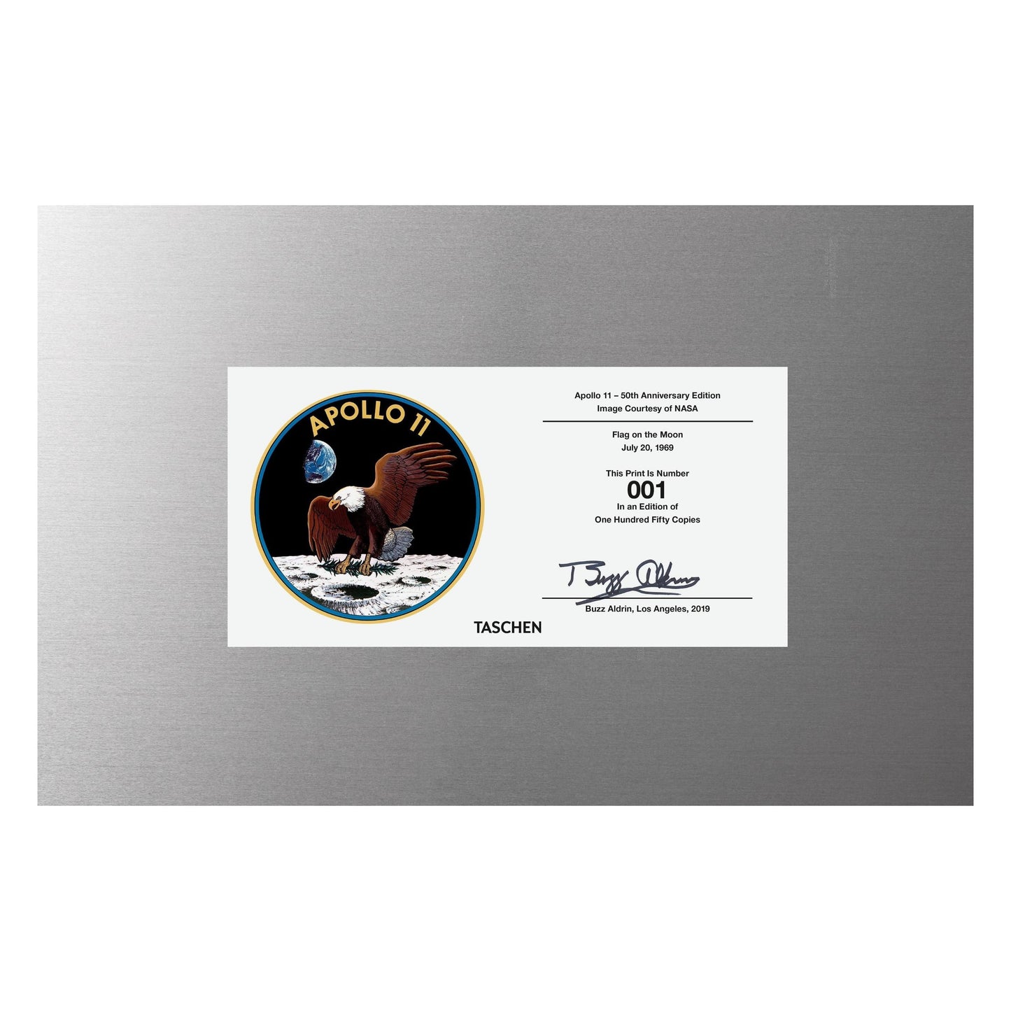 Buzz Aldrin. Apollo 11. ‘Flag on the Moon’ (SA)