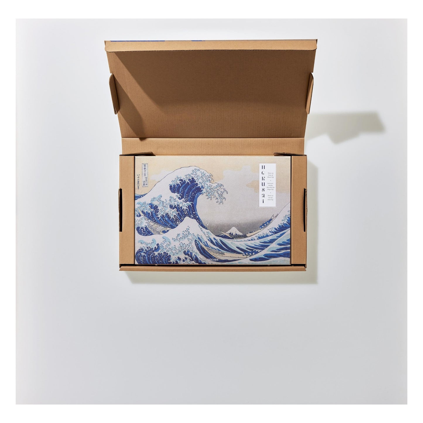 Hokusai. Thirty-six Views of Mount Fuji (German, French, English)