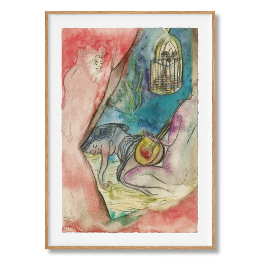 National Gallery. Art Edition No. 1–100, Chris Ofili ‘The Caged Bird’s Song (Voyeur)’, 2024 (English)
