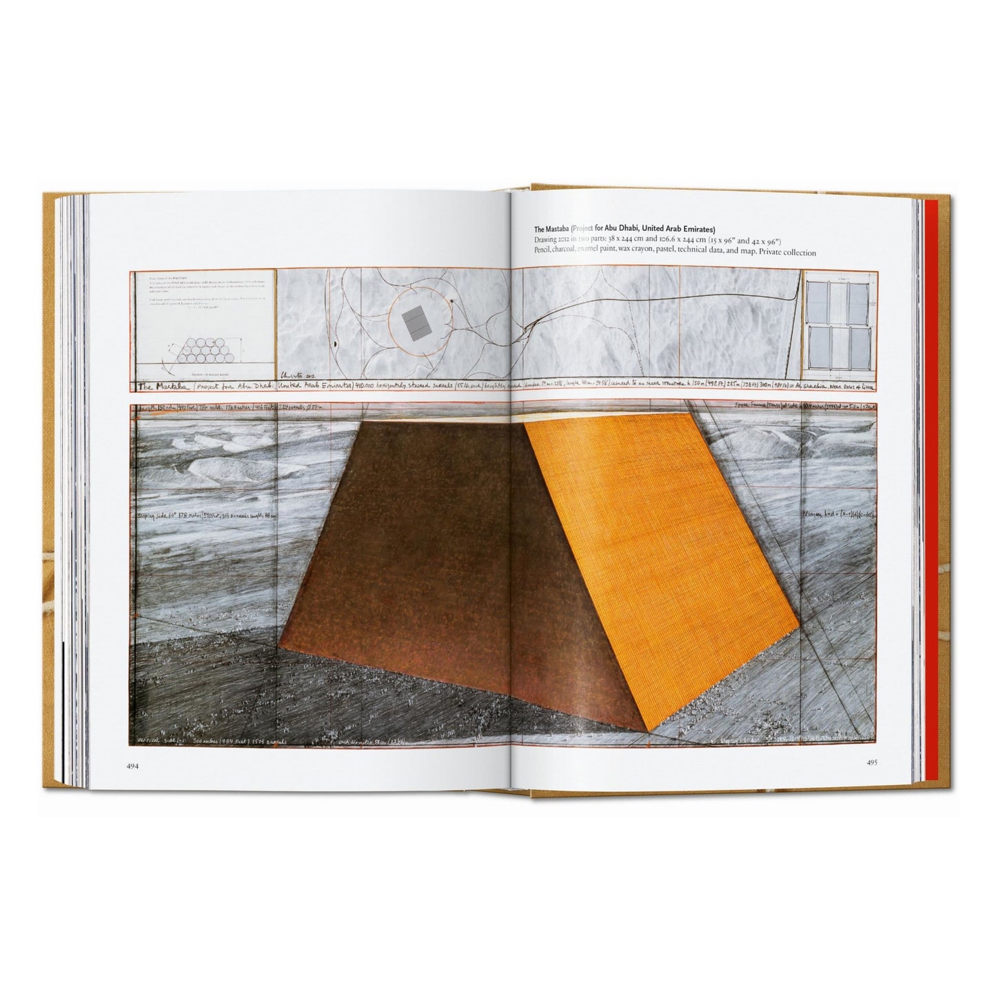 Christo and Jeanne-Claude. 40th Ed. (German, French, English)