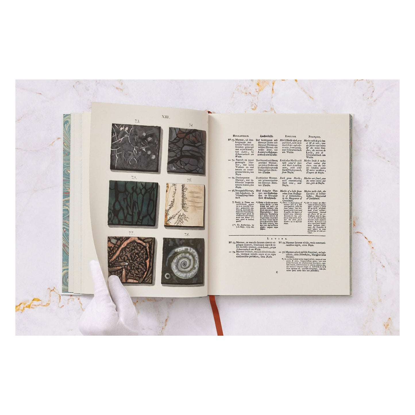 Jan Christiaan Sepp. The Book of Marble (German, French, English)
