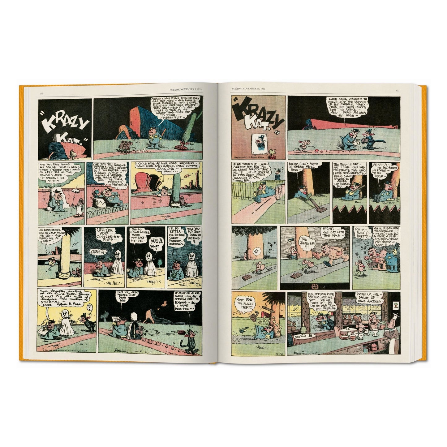 George Herriman “Krazy Kat”. Toutes les planches dominicales en couleurs 1935–1944 (French)