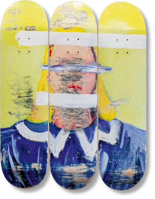 Julian Schnabel. Art Edition No. 1–75 ‘Blind Girl/Lemon Yellow’, 2023 (German, French, English) (AP)