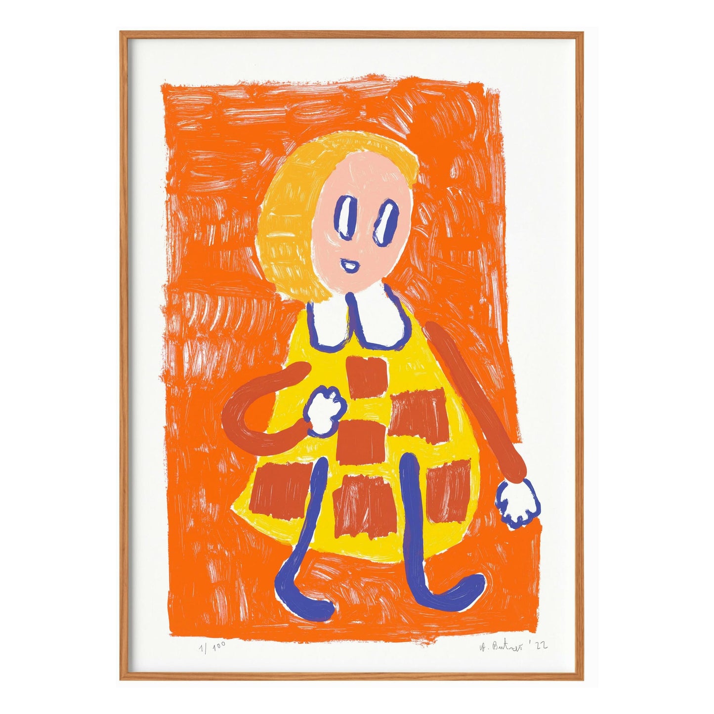 André Butzer. Set of 4 Screen Prints ‘Untitled I–IV’, 2022