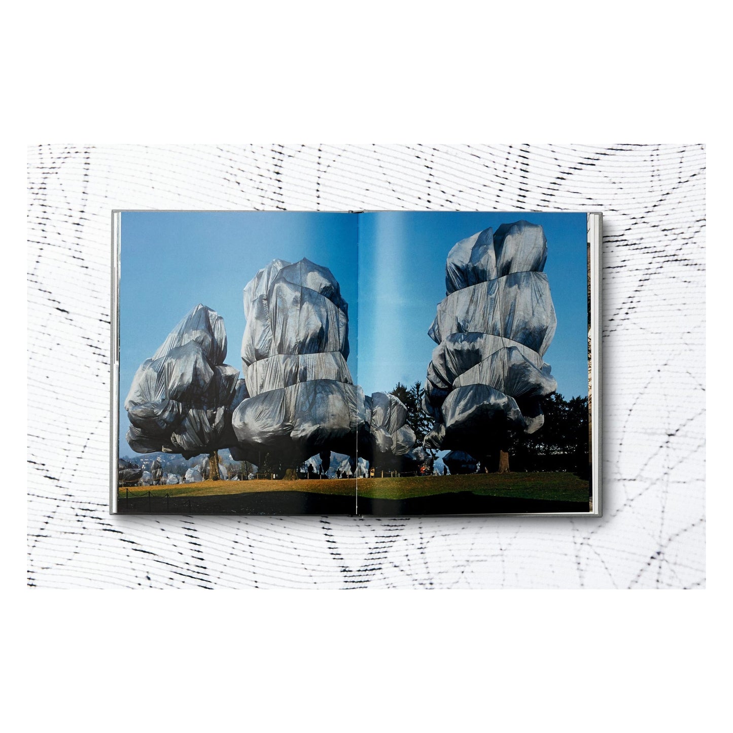 Christo and Jeanne-Claude. Wrapped Trees. Basel 1997–1998 (German, French, English) (AP)