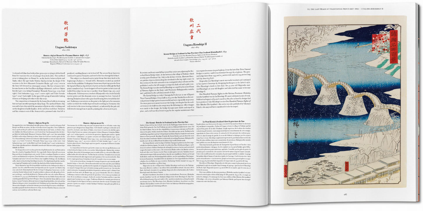 Japanese Woodblock Prints (German, French, English)