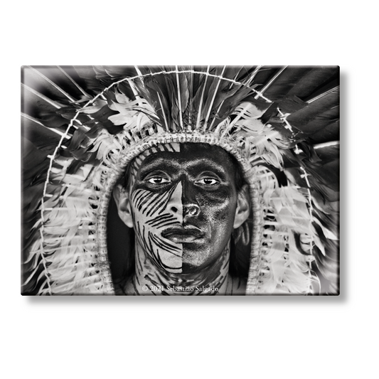 Sebastião Salgado. Amazônia. Magnet ‘Yawanawa Man’