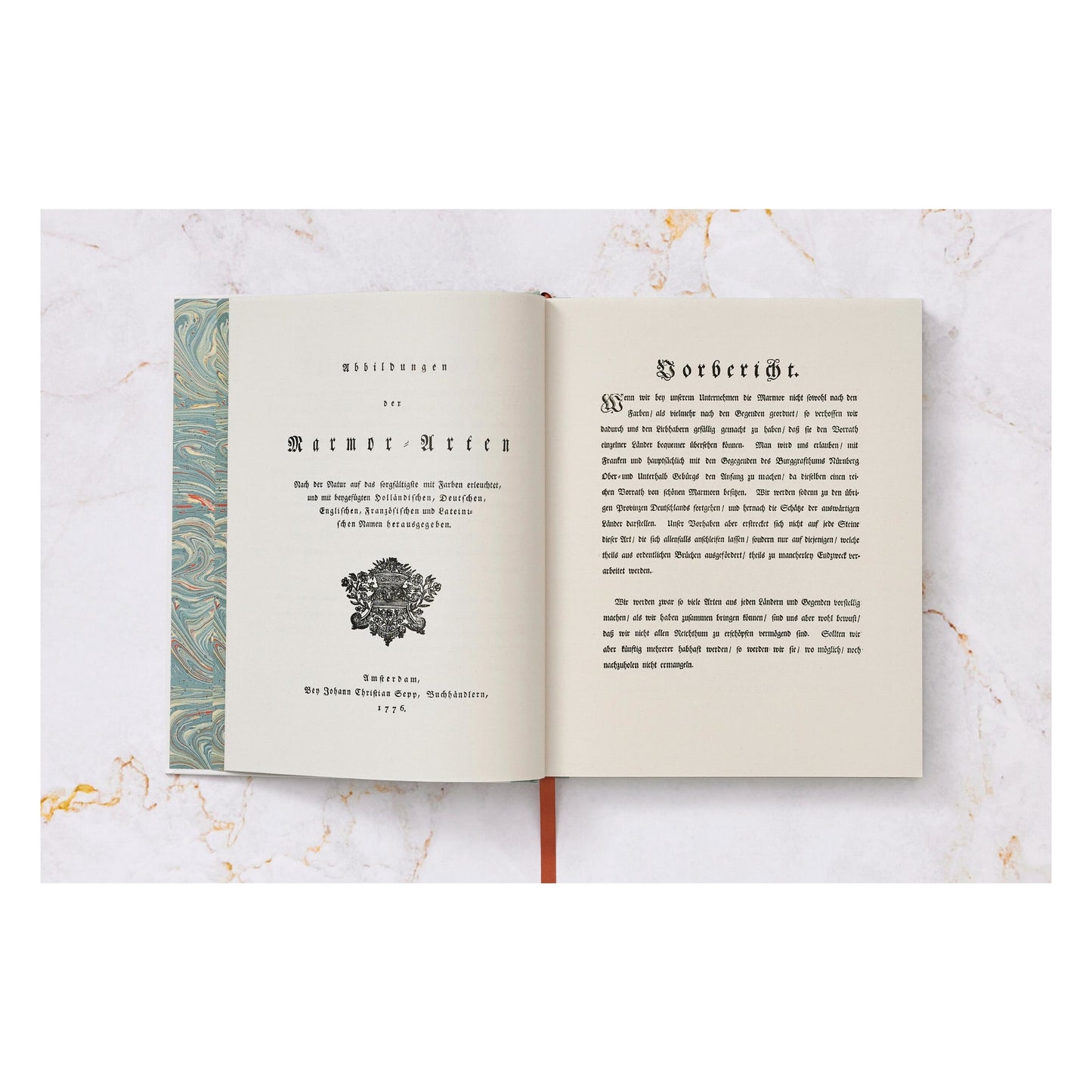Jan Christiaan Sepp. The Book of Marble (German, French, English)