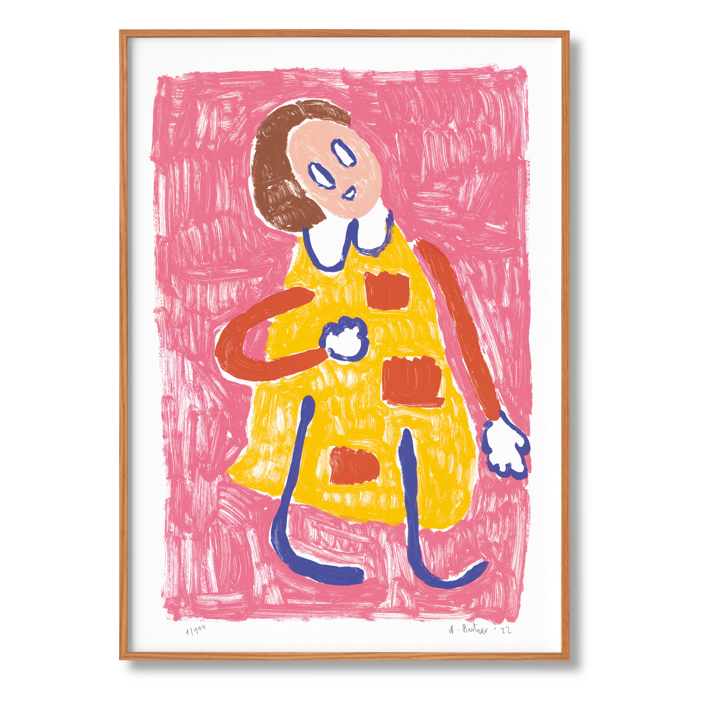 André Butzer. Screen Print ‘Untitled I’, 2022 (AP)